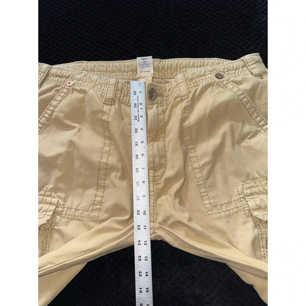 TRUE RELIGION Mens Beige Cargo Pant Relaxed Fit Size‎ 38